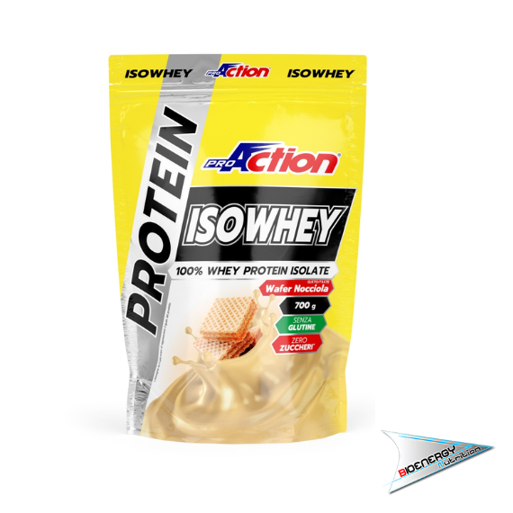 Pro Action-PROTEIN ISOWHEY (Conf. 900 gr)  900 gr Wafer Nocciola  